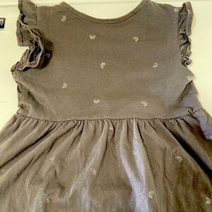 Grey h&m little girls dress sz 4-6